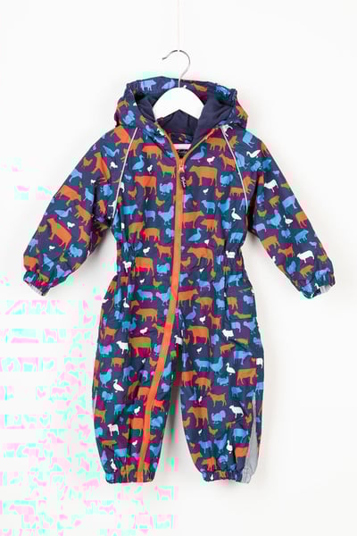 Combinaison-pantalon doublée de molleton pour tout-petit - Cour de ferme