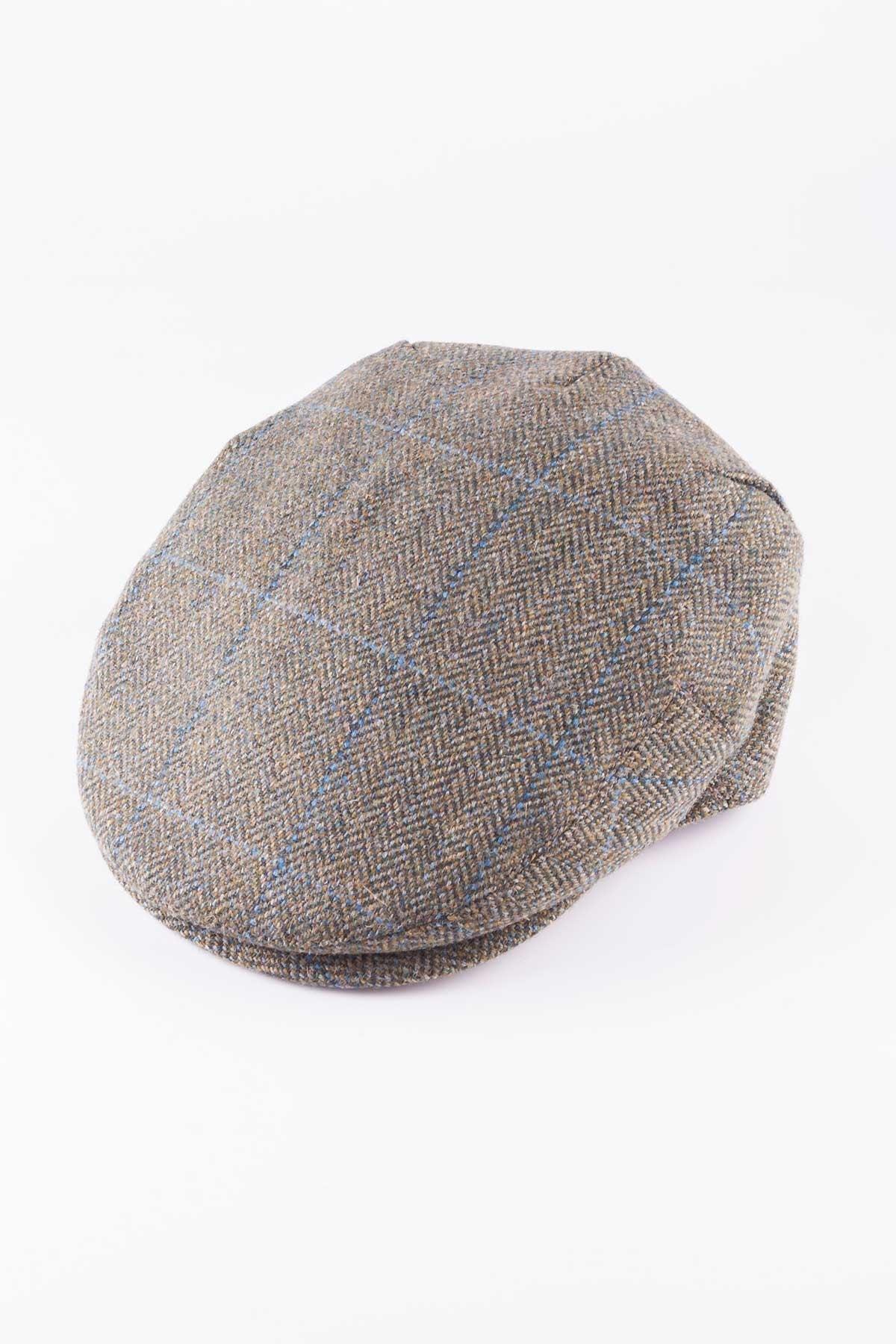 Mens Keepers Tweed Shooting Flat Cap UK Rydale