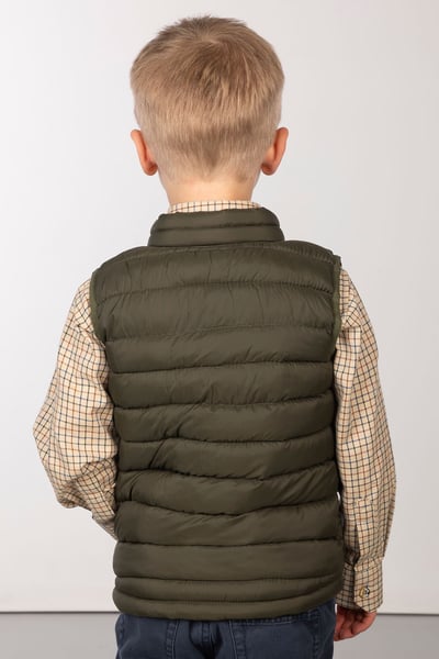 Toddler Padded Gilet - Runswick Bay - Khaki