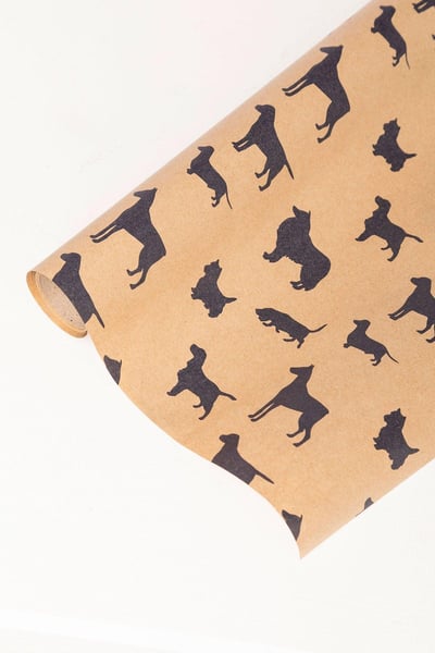 Wrapping Paper 3 Metre - Multi Dog Wrap