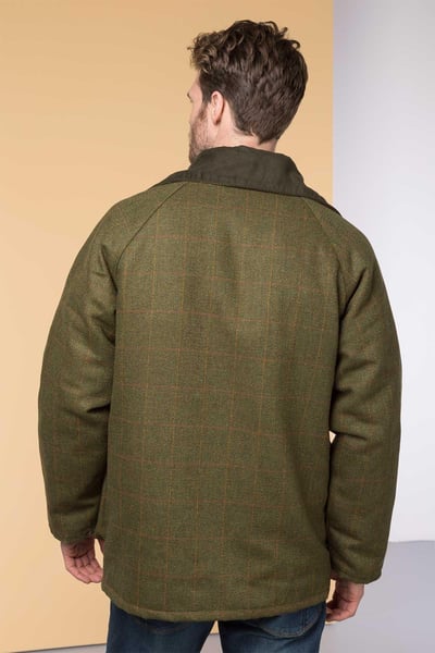 Men's Derby Tweed Shooting Jacket - Dark Check
