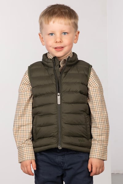 Toddler Padded Gilet - Runswick Bay - Khaki