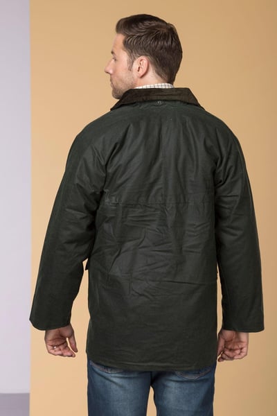 Veste Wax Classique Homme - olive