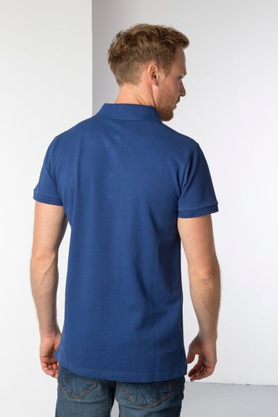 Fordon III-Emblem-Poloshirt für Herren - Dunkelblau