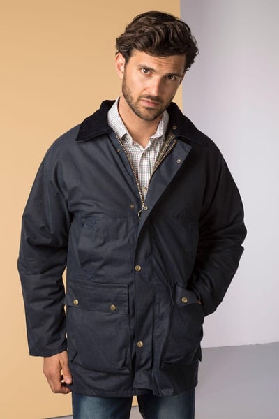 Veste Cirée Homme - Thirsk - Marine