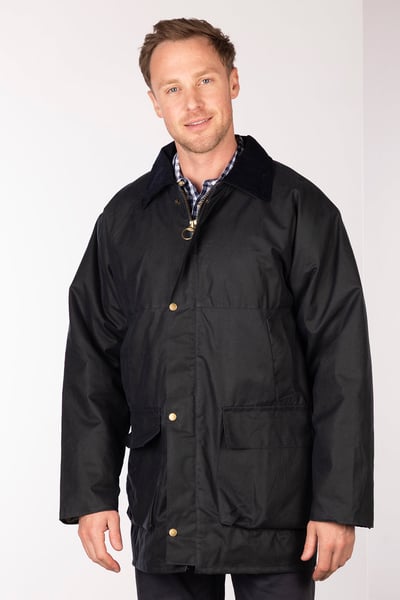 Men's Classic Wax Jacket - Navy