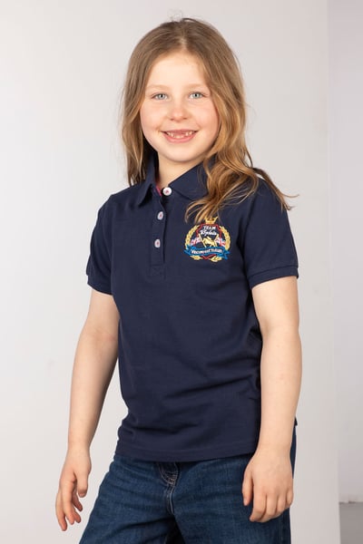 Girl's Polo Shirt - Charlie II - Navy
