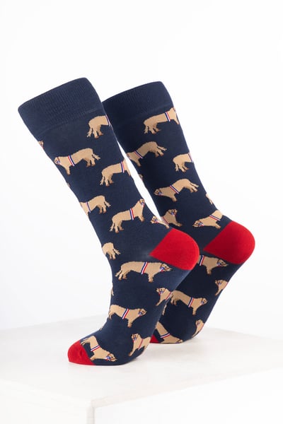 Men’s Farm Ankle Socks - Champion Bull Navy