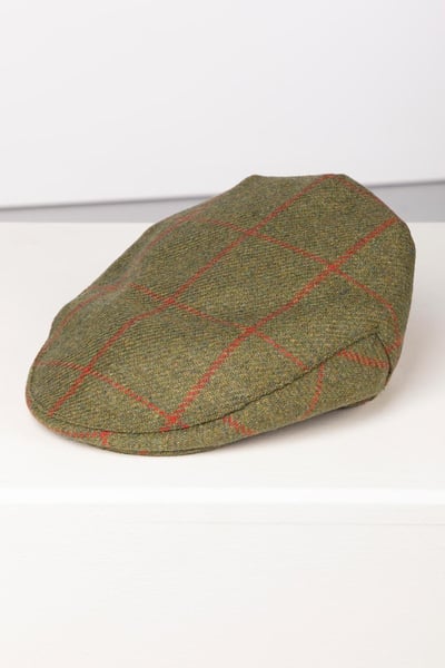 Derby-Tweed-Schiebermütze für Herren - Danby - Scampston-Tweed