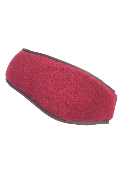 Ladies Fleece Headband - Harpham - Red