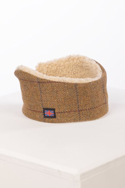 Ladies Tweed Headband - Beige Tweed