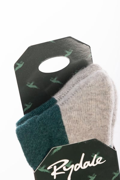 Chaussettes de randonnée pour hommes, Aike, paquet de 2 - Vert