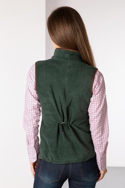 Ladies Premium Fleece Waistcoat - Huggate - Dark Forest