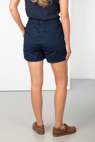 Ladies Cotton Rugby Shorts - Kirby - Navy