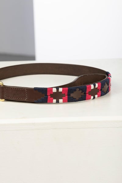 Polo Belt Hundeleine - Bonbon/Marine/Weiß