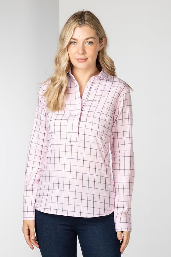 Ladies Overhead Tweed Shirt UK | Womens Checked Shirt - Rydale