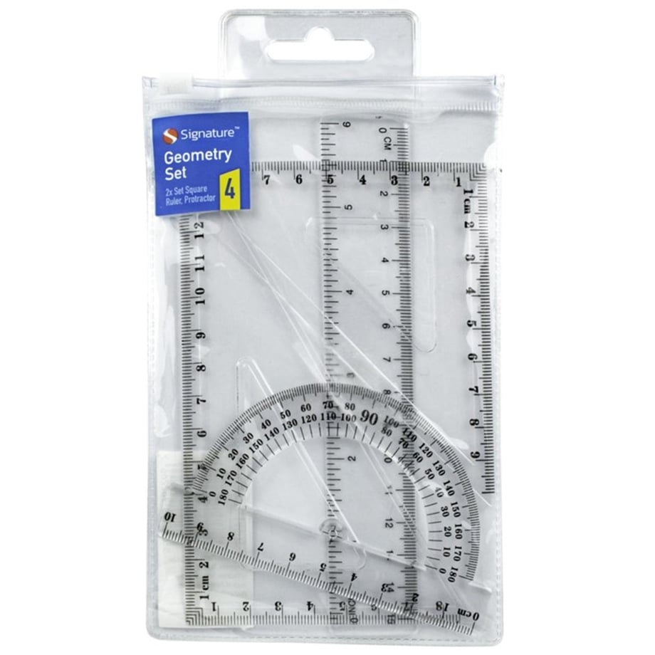 Geometry Set 4pk | Stationery UK