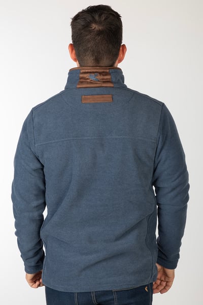 Overhead-Fleece für Herren – Huggate - Mittlere Marine