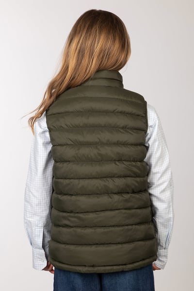 Kid's Padded Gilet - Runswick Bay - Khaki