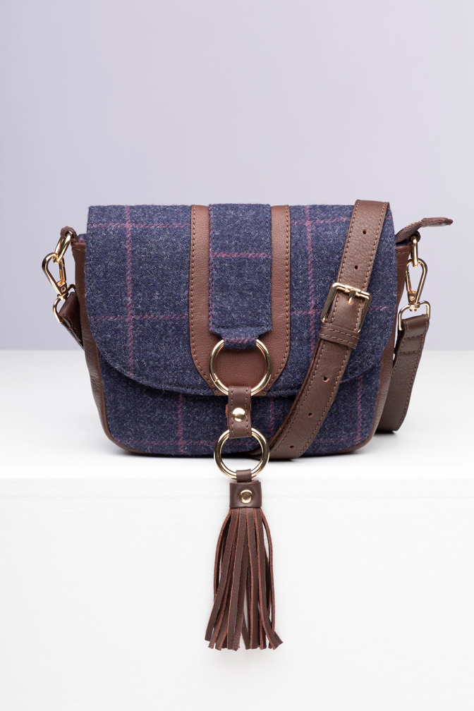 Ladies Tweed Cross Body Bag - Helmsley