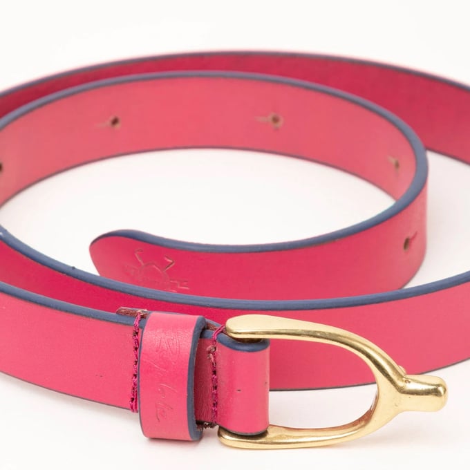 Ladies Leather Equestrian Belt | Rydale Women's Stirrup Horse Riding ...