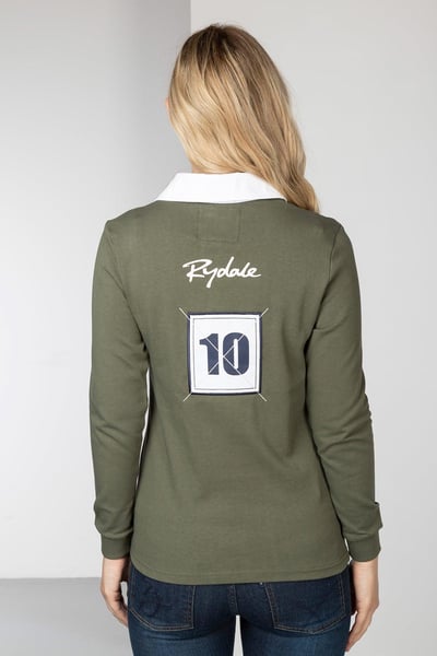 Damen-Rugby-Shirt - Cropton Plain - Khaki