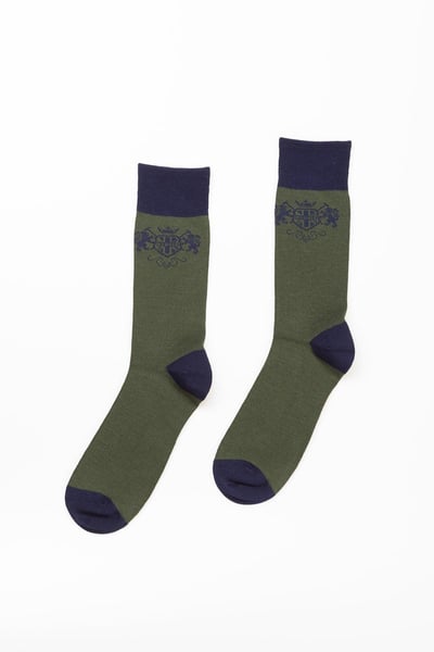 Men's Emblem Socks - Khaki