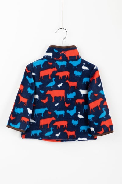 Toddler Overhead Fleece - Farmyard