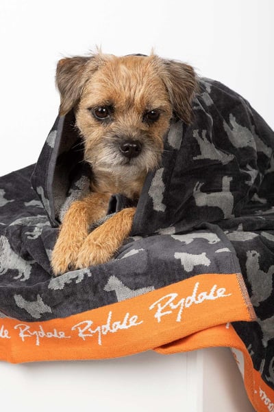 Medium Dog Drying Towel - Yapham - Grey