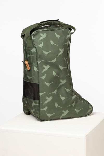 Wellington Boot Bags - Multi Pheasant Khaki