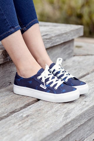 Ladies Canvas Trainers