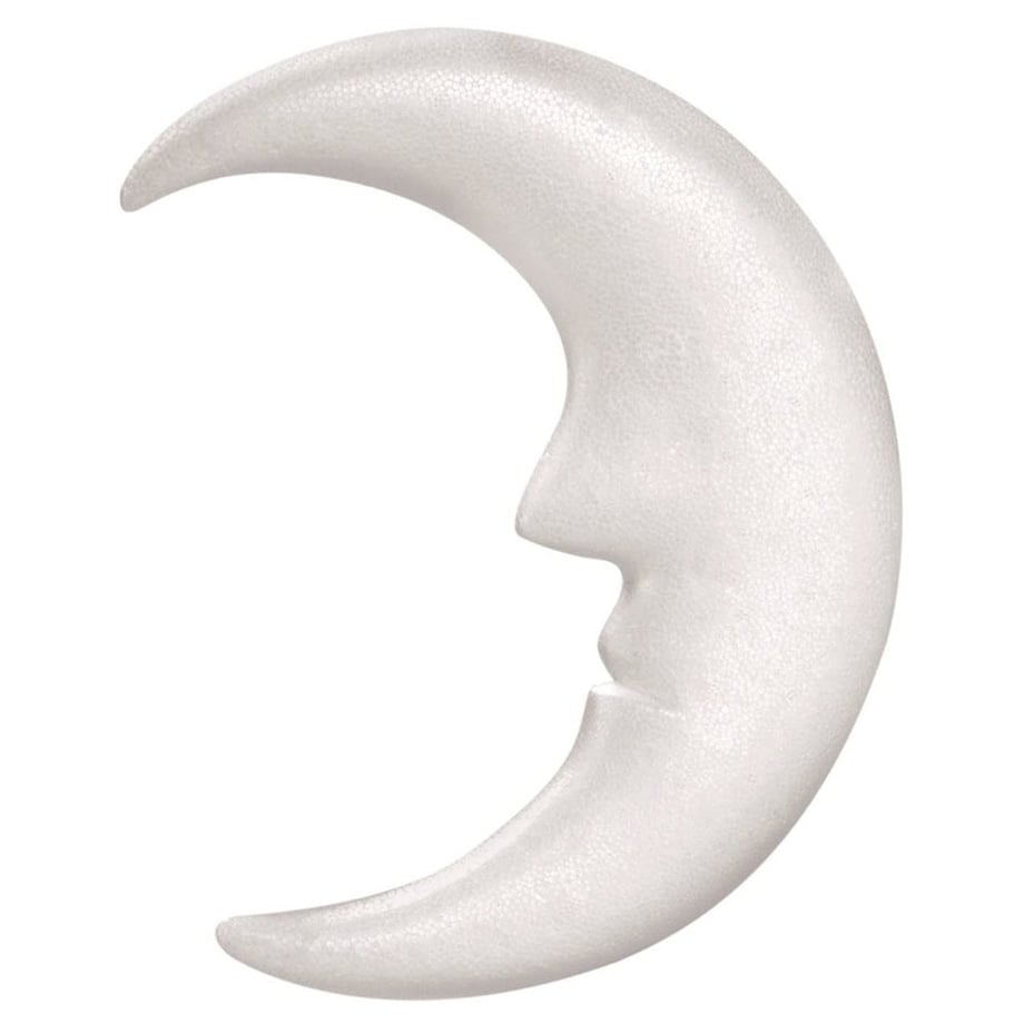 Polystyrene Moon 25cm UK