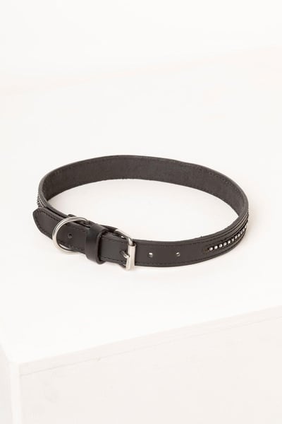 Diamante Dog Collar - Black