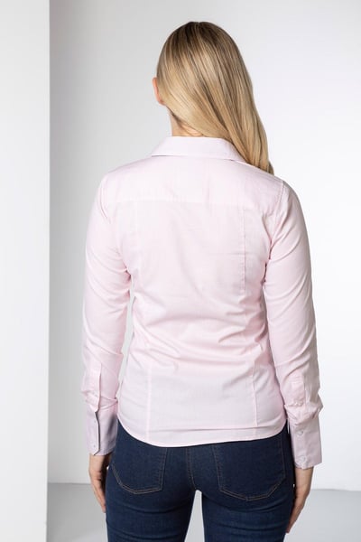 Ladies Oxford Cotton Shirt - Ivy - Pink