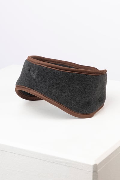 Ladies Fleece Headband - Huggate - Marl Grey