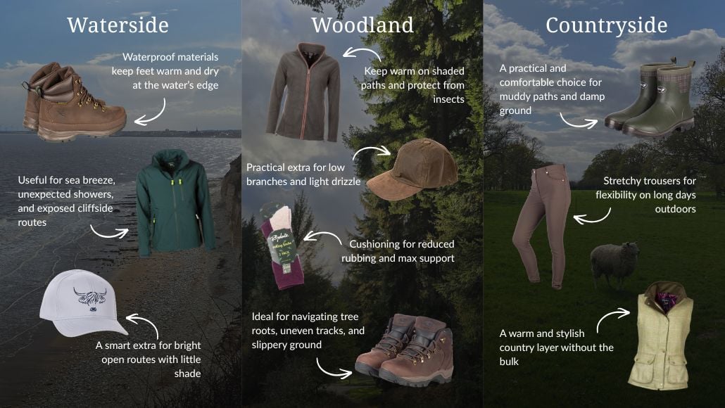 What to wear on a walk