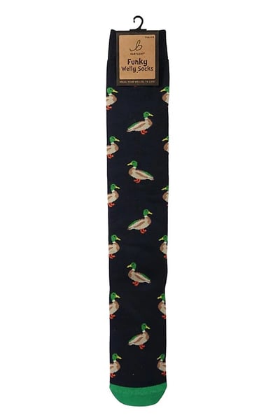 Funky Wellie Sock - Country Mallard