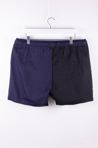 Men's Quartered Rugby Shorts - Ganton - Dark Blue/Black