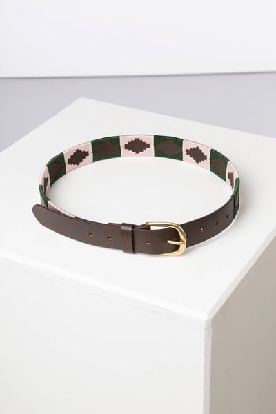 Polo Belts - Askwith - Olive/Sorbet/White