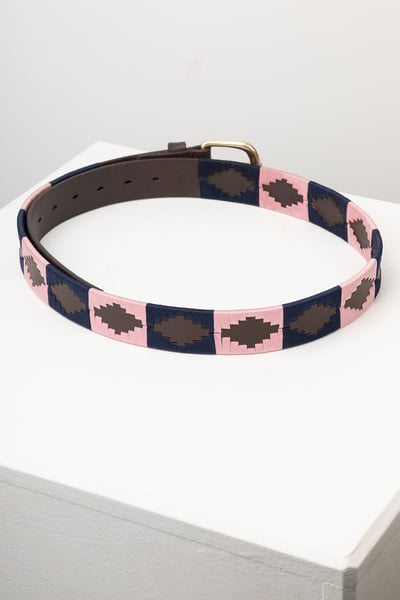 Polo Gürtel - Askwith - Braun/Marine/Sorbet