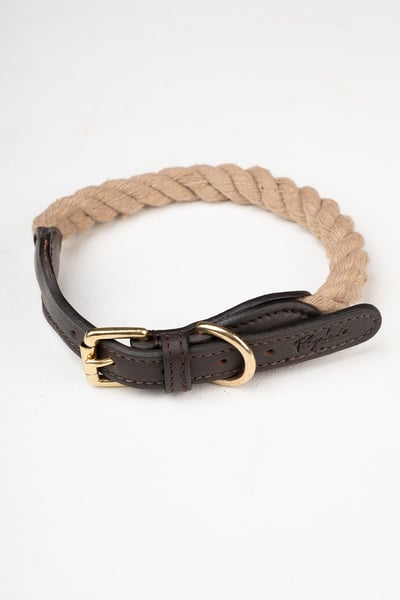 Rope Dog Collar – Yapham - Beige