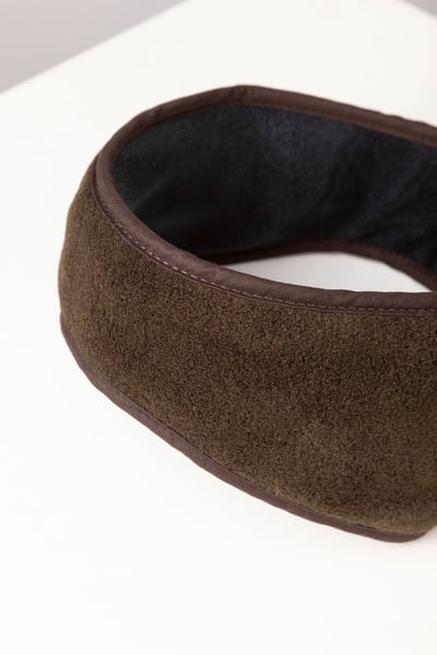 Ladies Fleece Headband - Harpham - Olive/Navy