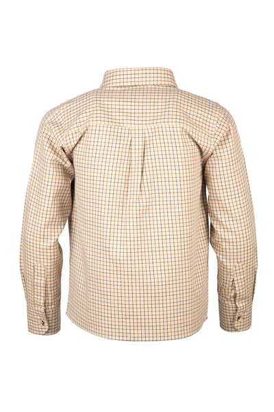 Country-Check-Hemden für Jungen - Wilderer Beige