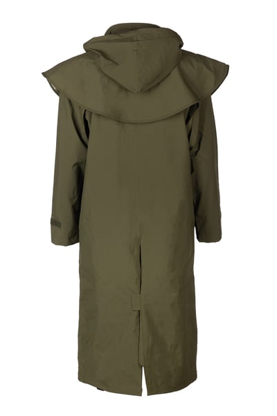 Ladies Full Length Coat - Bramham - Dark Olive