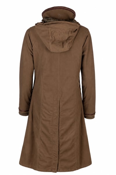 Ladies Full Length Riding Coat - Danby - Brown