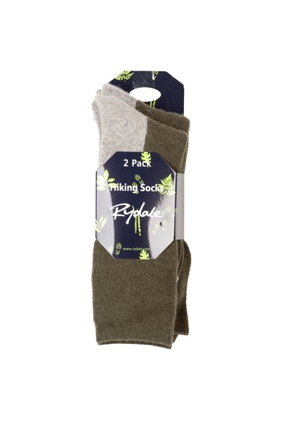 Men's Hiking Socks - Aike - 2 Pack - Khaki