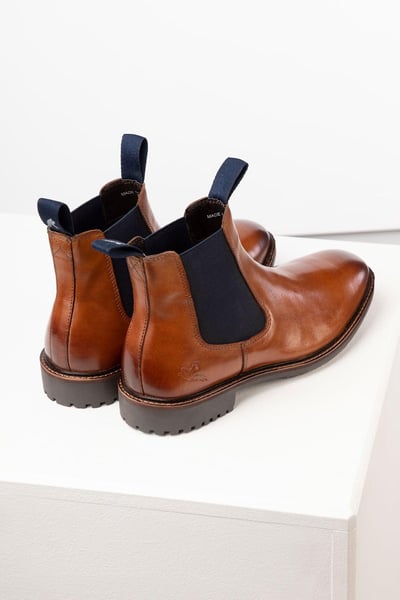 Men's Richmond Leather Chelsea Boots - Tan