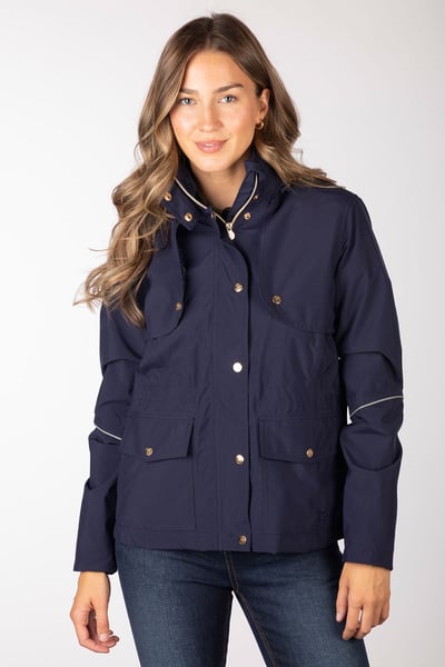 Ladies Short Riding Coat - Askwith II - Dark Navy