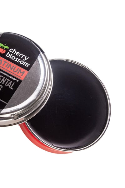 Cirage à chaussures fleur de cerisier - Noir