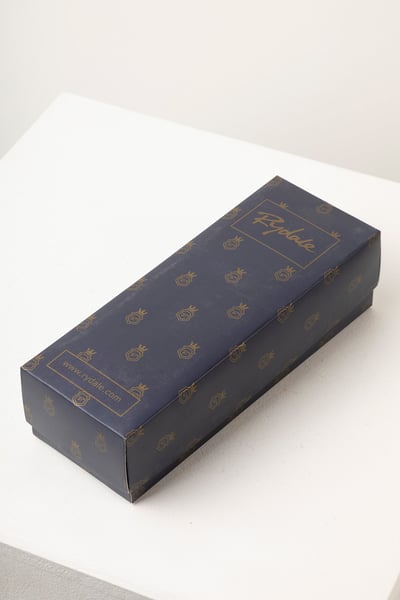 Ladies Socks Gift Box - Broadstripe Navy